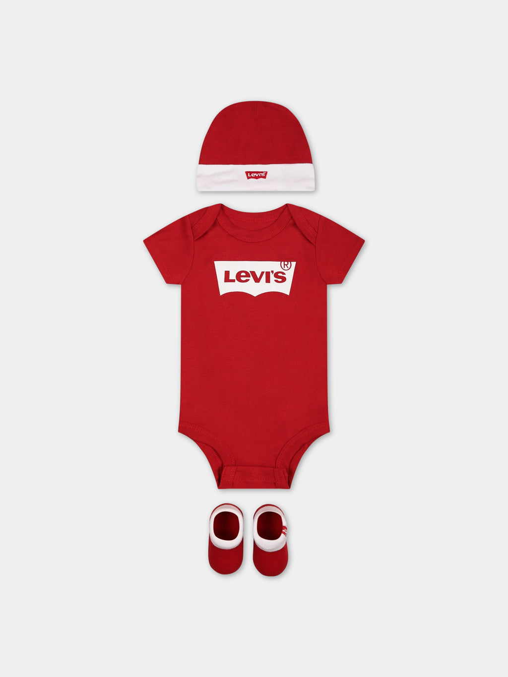 Multicolor set for babies with logo